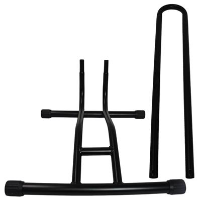 SUPORTE CHÃO PARA BICICLETA  AÇO PRETO