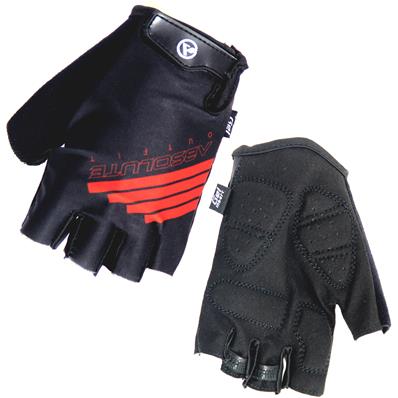 LUVA CICLISMO ABSOLUTE PRETO/VERMELHO TAMANHO M