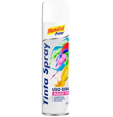 TINTA SPRAY 400ML BRANCO SEMI BRILHO