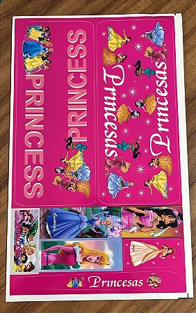 ADESIVO PARA QUADRO DE BIKE PRINCESS ROSA PINK