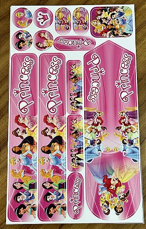 ADESIVO PARA QUADRO DE BIKE PRINCESS ROSA