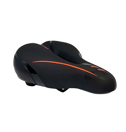BANCO SELIM ELLEVEN CITU CONFORT 2 MOLAS VAZADO PRETO/VERMELHO