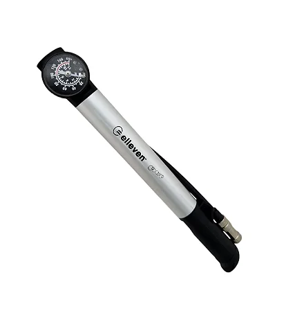 BOMBA PARA BICICLETA ELLEVEN MINI ALUMINIO COM MANGUEIRA