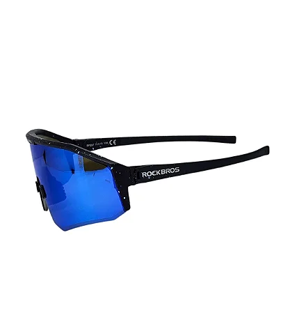 OCULOS CICLISMO POLARIZADO ROCKBROS SP297 PRETO/AZUL