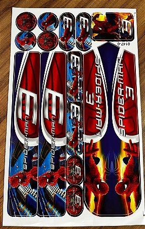 ADESIVO PARA QUADRO DE BIKE SPIDER MAN 3
