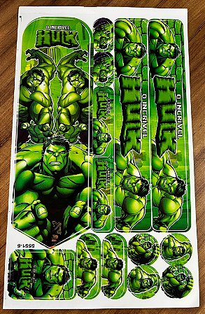 ADESIVO PARA QUADRO DE BIKE HULK O INCRÍVEL