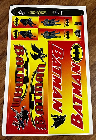 ADESIVO PARA QUADRO DE BIKE BATMAN