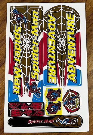 ADESIVO PARA QUADRO DE BIKE SPIDER MAN ADVENTURE