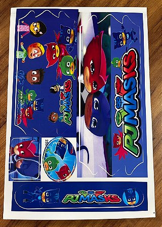 ADESIVO PARA QUADRO DE BIKE PJ MASKS