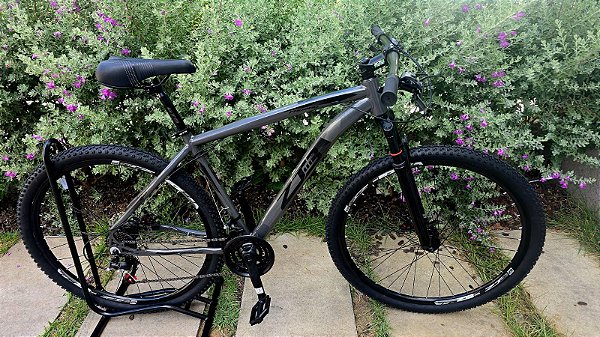 BICICLETA MTB ARO 29 ZT3 ALUMINIO 21V IMPORTADO FREIO DISC MECÂNICO 17 (M) GRAFITE