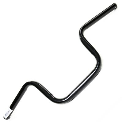 GUIDÃO DE MTB CROSS 4 PARAFUSOS TITAN 22,2X605MM  ALTO AÇO PRETO