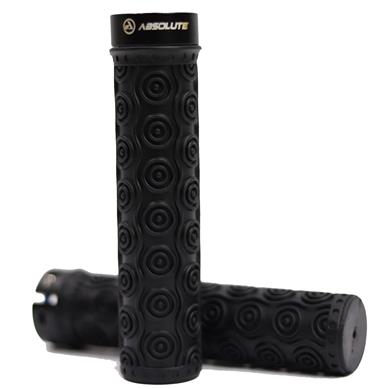 PAR DE MANOPLA PUNHO BIKE MTB ABSOLUTE PRETO BORRACHA