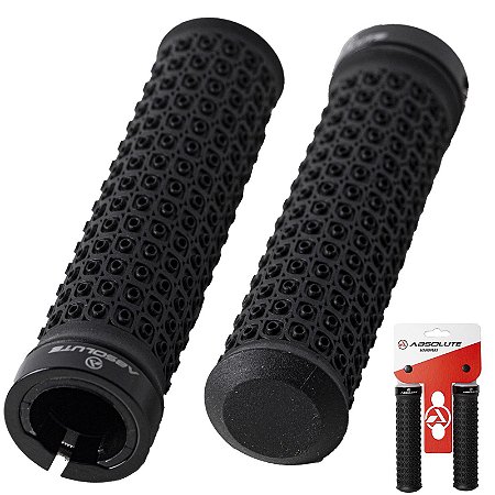 PAR DE MANOPLA  PUNHO ABSOLUTE HL-G247 PRETO BORRACHA
