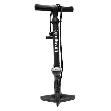 BOMBA AR BICICLETA BIKE ELLEVEN OFICINA PRESSÃO MAXÍMA 160PSI COM MANÔMETRO
