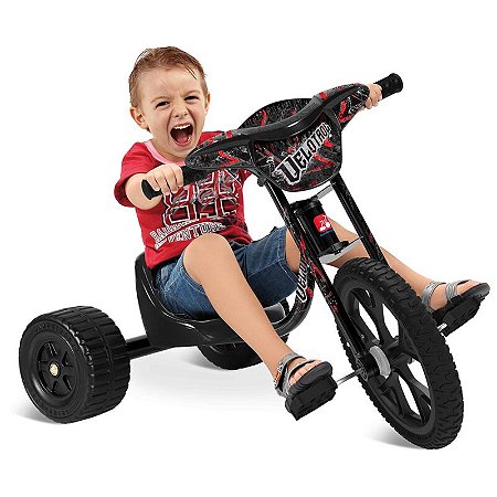 TRICICLO BANDEIRANTE VELOTROL® 14” SPEED PRODUTO NOVO DE EXPOSIÇÃO – SEM CAIXA