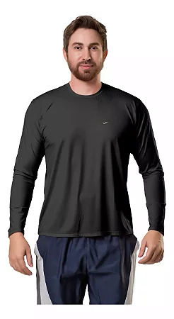 CAMISA PROTEÇÃO TERMICA SUMMER UPF 50% ELITE PRETO TAMANHO EG4