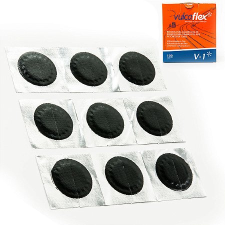 REMENDO FRIO VULCAFLEX REDONDO 40MM PRETO ( VALOR UNITÁRIO )