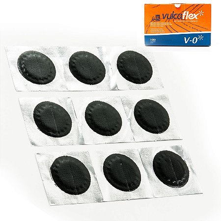 REMENDO FRIO VULCAFLEX REDONDO 30MM PRETO ( VALOR UNITÁRIO )