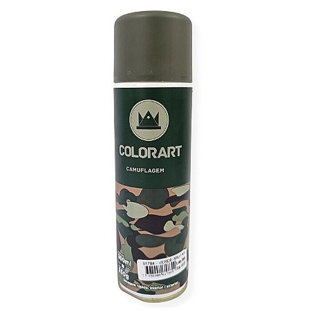 TINTA SPRAY 400ML VERDE MILITAR