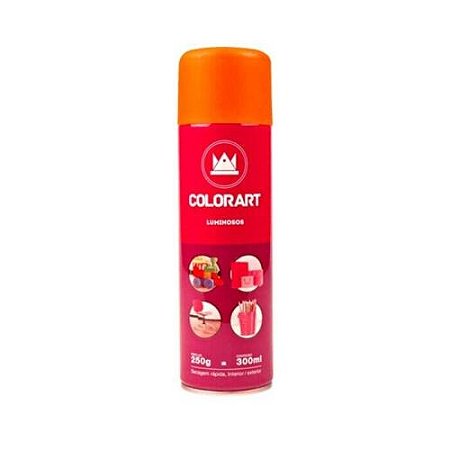 TINTA SPRAY 400ML LUMINOSA  LARANJA