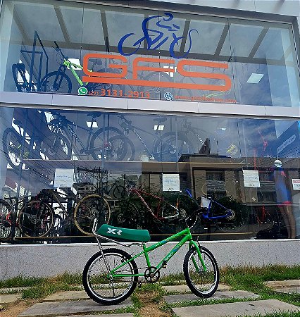 BICICLETA ARO (20) MASCULINA COR VERDE KAW S/MARCHA MILANO FAST TIPO MONTADINHA