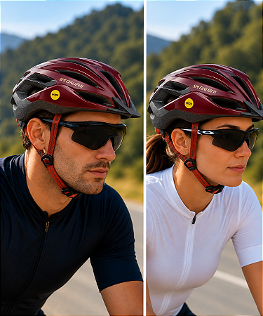 CAPACETE SPECIALIZED ADULTO VERMELHO CHAMONIX TAMANHO P (52 - 56)