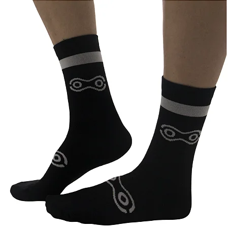 MEIA MARCIO MAY SPORTS BLACK