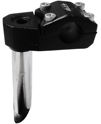 SUPORTE DE GUIDÃO DE ALUMÍNIO CROSS JR PRETO