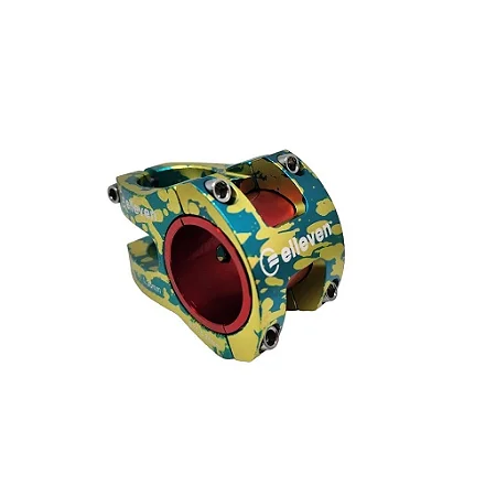 SUPORTE MESA DE GUIDÃO MTB ELLEVEN AZUL/DOURADO 35MM X 31.8MM ALUMINIO