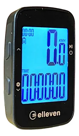 CICLOCOMPUTADOR  ELLEVEN 12 FUNÇÃO SEM FIO FSTN  2,3" ABS PRETO