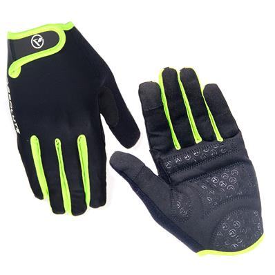 LUVA CICLISMO ALDUTO DEDO LONGO ABSOLUTE OUTFIT PRETO/VERDE TAMANHO G