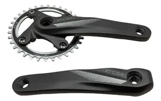 PEDIVELA PRO-X ALUMINIO FREERIDE COROA UNICA COM CENTRAL PONTA QUADRADA