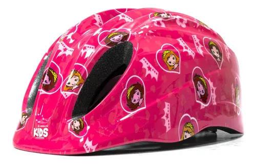 CAPACETE INFANTIL ROSA ABSOLUTE KIDS DANCE TAMANHO P (48 A 52)