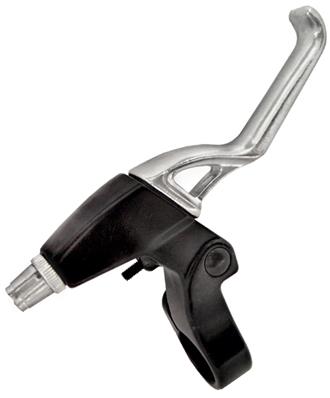 PAR MANETES/MAÇANETAS MTB PARA V-BRAKE ALUMÍNIO/PRETO