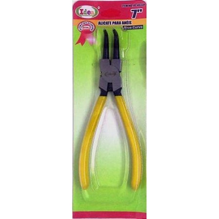 ALICATE PARA ANEIS BICO CURVO 7"INTERNO (APERTA PARA FECHAR)