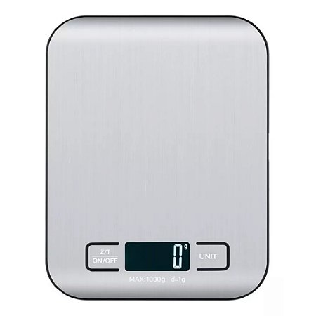 BALANCA DE COZINHA DIGITAL INOX 01G A 10KG SQ