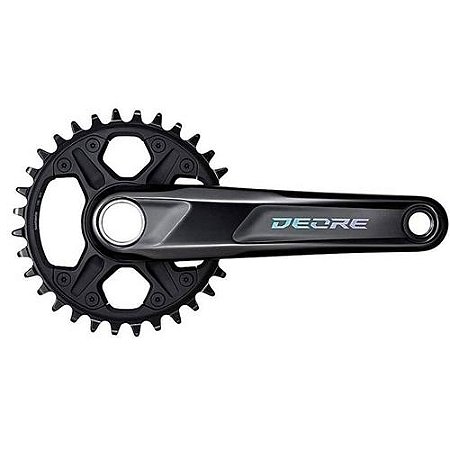 PEDIVELA SHIMANO DEORE FC-M6100 32 DENTES 175MM INTEGRADO 12V PRETO (SEM MOVIMENTO CENTRAL)