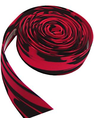 FITA GUIDÃO SPEED VERMELHO COM LISTRAS PRETAS