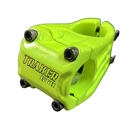 SUPORTE MESA DE GUIDÃO MTB GTU FALCON DH AMARELO NEON 40MM X 31.8 ALUMINIO