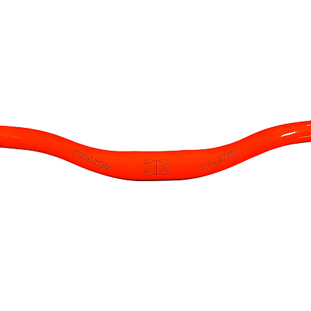 GUIDAO MTB DH 31,8X780MM ALUMINIO CURVO LARANJA NEON