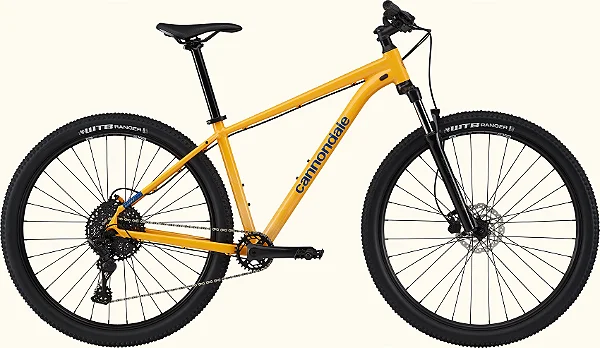 BICICLETA ARO (29) CANNONDALE TRAIL 5 10 VELOCIDADES (1X10) FREIO DISC HIDÁULICO QUADRO 17 (M) COR AMARELA
