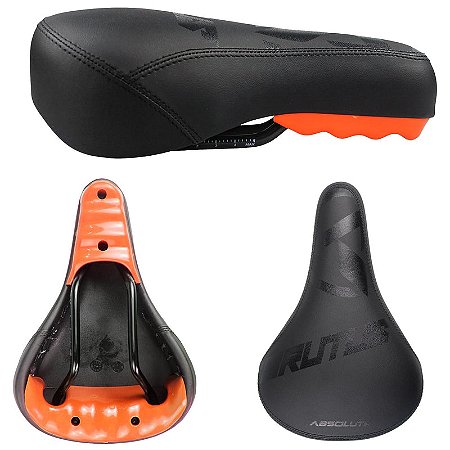BANCO SELIM ABSOLUTE BRUTUS PRETO/LARANJA 218 X 147MM