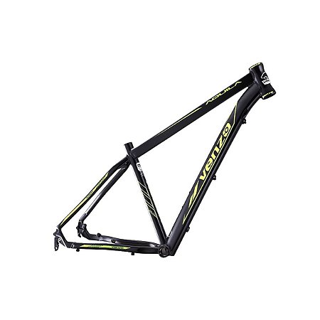 QUADRO MTB 29  ALUMÍNIO VENZO AQUILA TAMANHO 17 (M) PRETO/AMARELO
