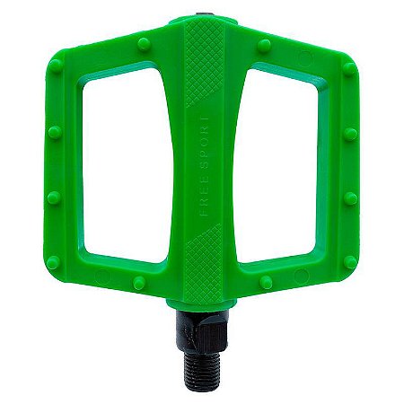 PEDAL METALCICLO FREESTYLE FREE SPORT 1/2 VERDE SEM ESFERA “EIXO FINO”