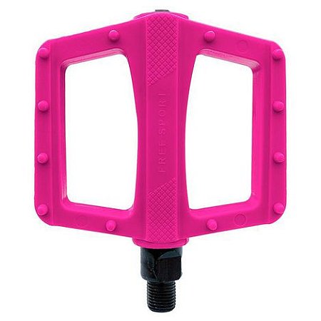 PEDAL METALCICLO FREESTYLE FREE SPORT 1/2 ROSA SEM ESFERA “EIXO FINO”