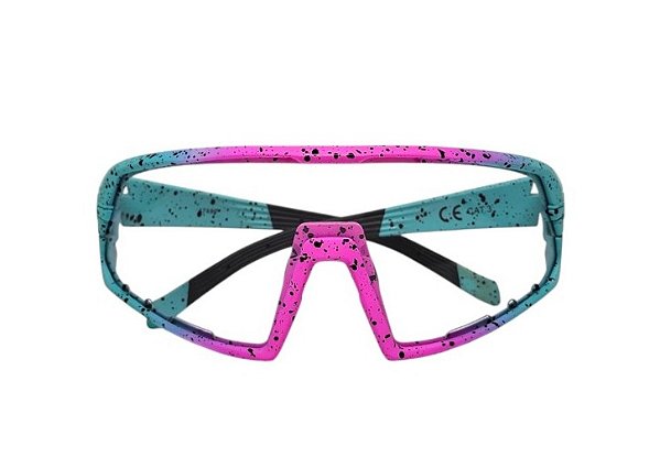 OCULOS CICLISMO FOTOCROMÁTICO BICOLOR ROSA/VERDE