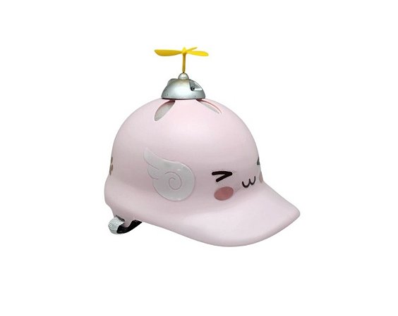 CAPACETE  INFANTIL CHAPEUZINHO ELLEVEN ROSA S/LED TAMANHO ÚNICO