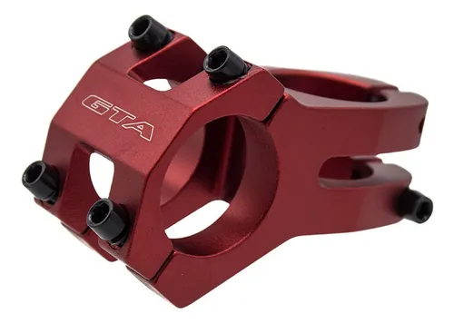 SUPORTE MESA DE GUIDÃO MTB GTA VERMELHO 45MM X 31.8MM ALUMINIO