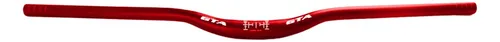 GUIDAO MTB GTA DH 31.8X800X35MM RAINBOW ALUMINIO CURVO VERMELHO
