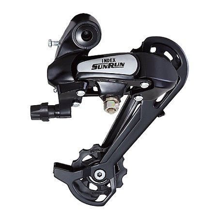 CAMBIO TRASEIRO 7V SUNRUN PRETO SEM GANCHEIRA
